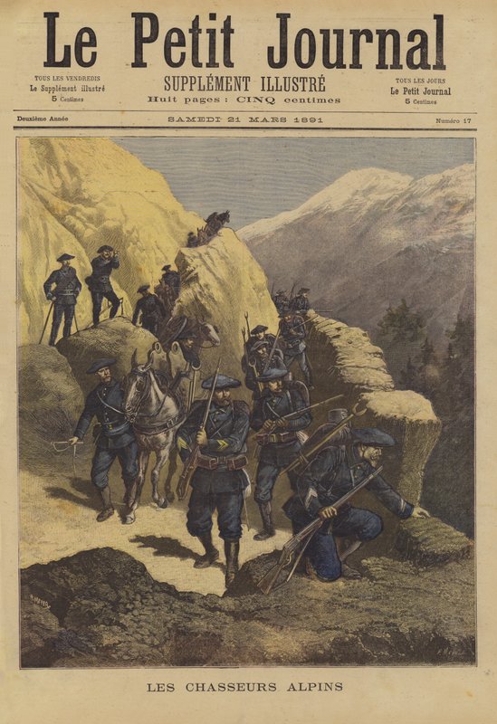 Alpine jegere av French School