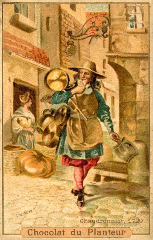 Kobbersmed, 1720 av French School