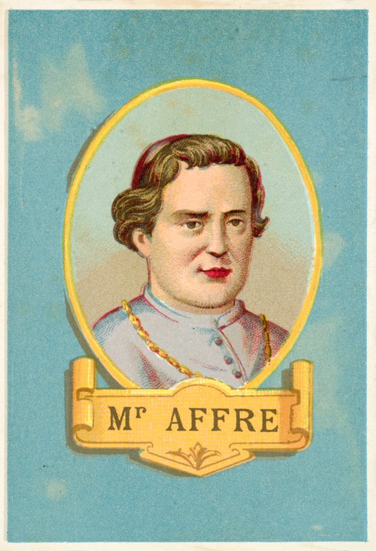 Denis Auguste Affre, fransk erkebiskop drept under revolusjonen i 1848 av French School