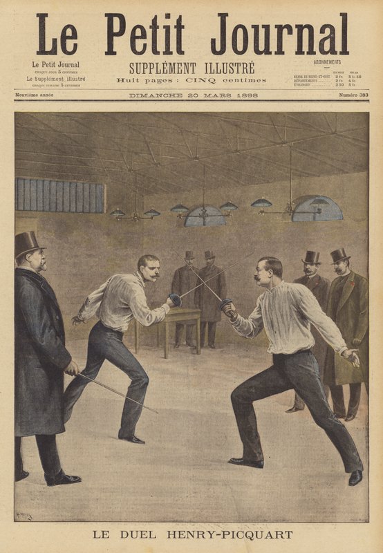 Duell mellom oberstene Henry og Picquart av French School