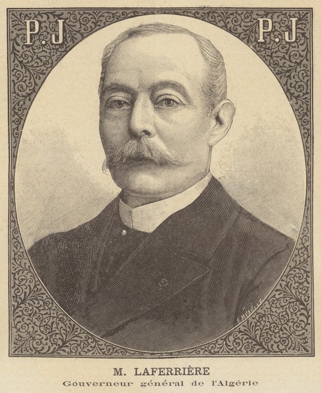 Edouard Laferriere, generalguvernør i Algerie av French School