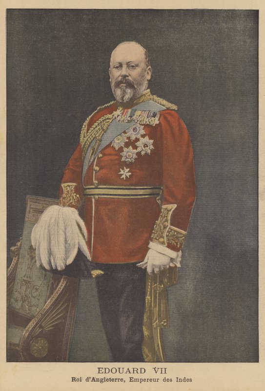 Edward VII, konge av Storbritannia og keiser av India av French School