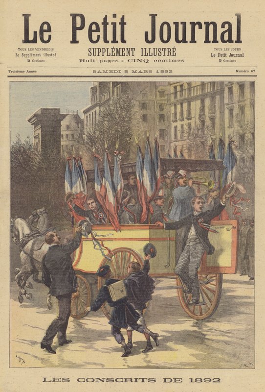 Den franske hærens vernepliktige fra 1892 av French School