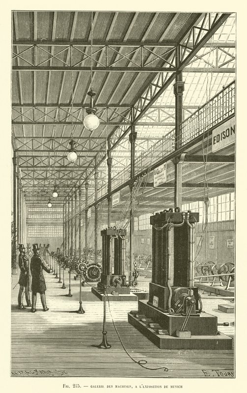 Gallery Of Machines, på München-utstillingen av French School