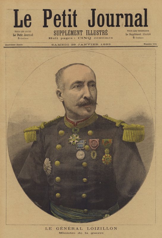 General Loizillon, fransk krigsminister av French School