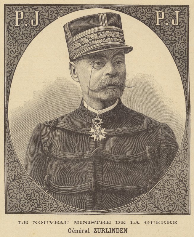 General Zurlinden, ny fransk krigsminister av French School