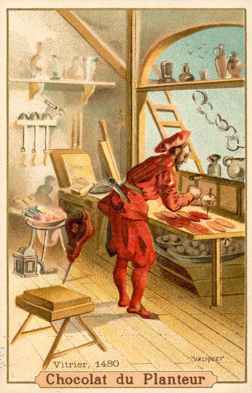 Glassmester, 1480 av French School
