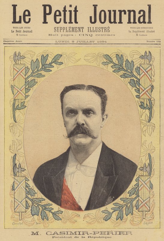 Jean Casimir-Perier, president i den franske republikken av French School
