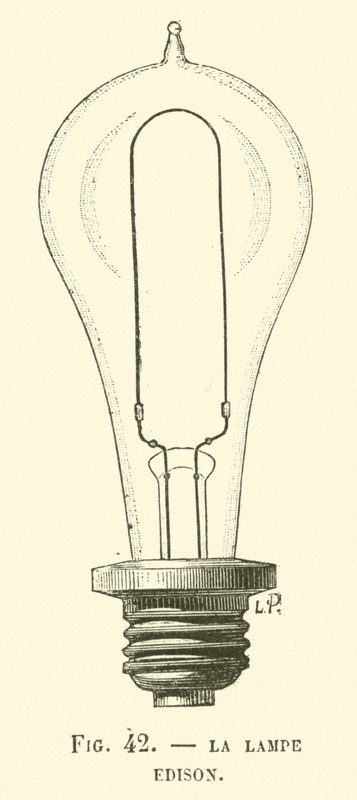 Edison-lampen av French School