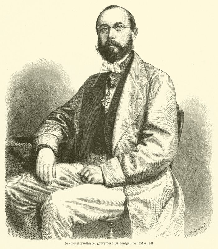 Oberst Faidherbe, guvernør i Senegal fra 1854 til 1861 av French School