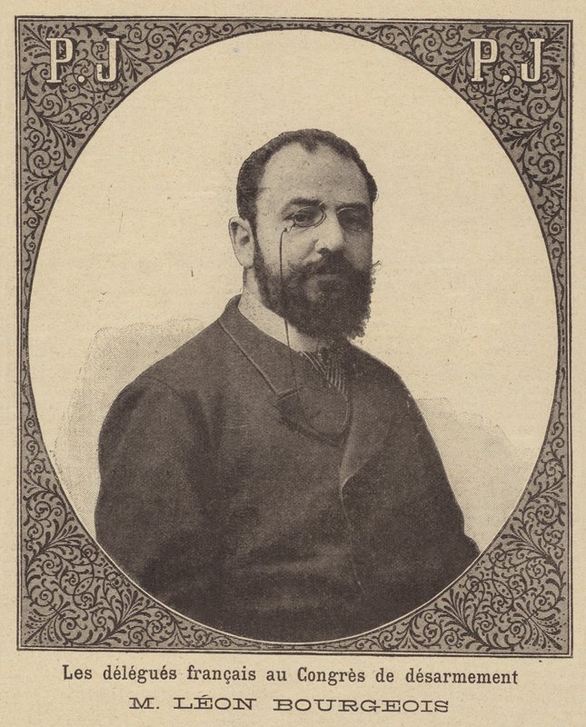 Leon Bourgeois, fransk delegat til Haag-fredskonferansen i 1899 av French School