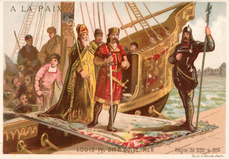 Louis IV av Frankrike av French School