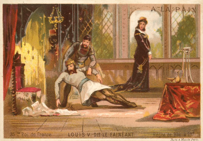 Louis V av Frankrike av French School