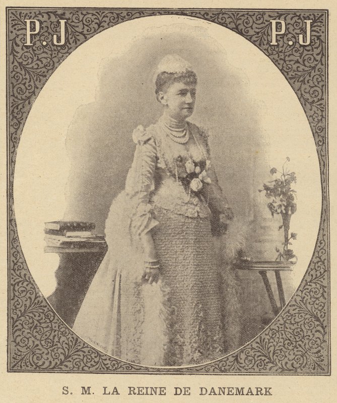 Louise av Hessen-Kassel, dronningkonsort av Christian IX av Danmark av French School