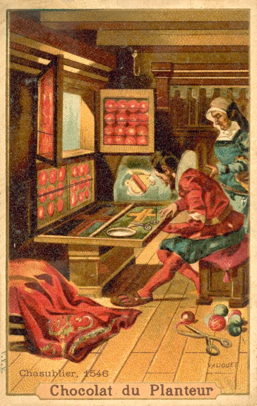 Skaper av chasubler, 1546 av French School