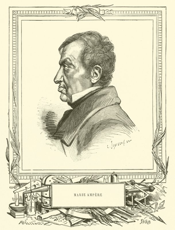 Marie Ampere av French School