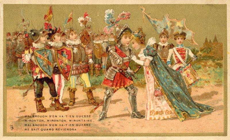 Marlbrough sen-t-en guerre, populær fransk folkesang av French School