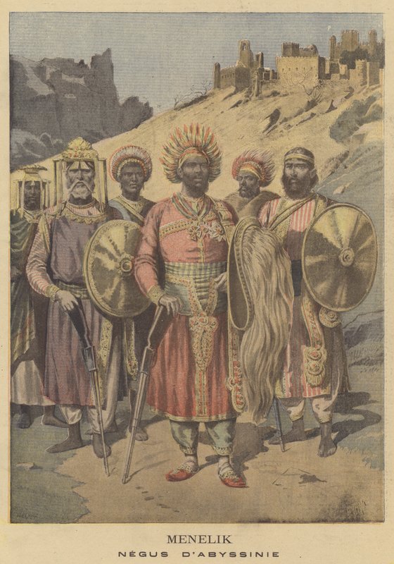 Menelik, Negus fra Abessinia av French School