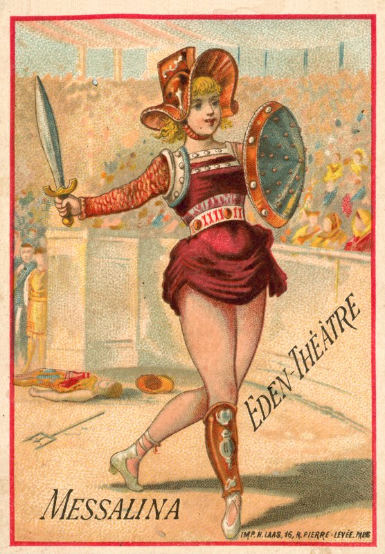 Messalina, ballett ved Eden-Theatre, Paris av French School