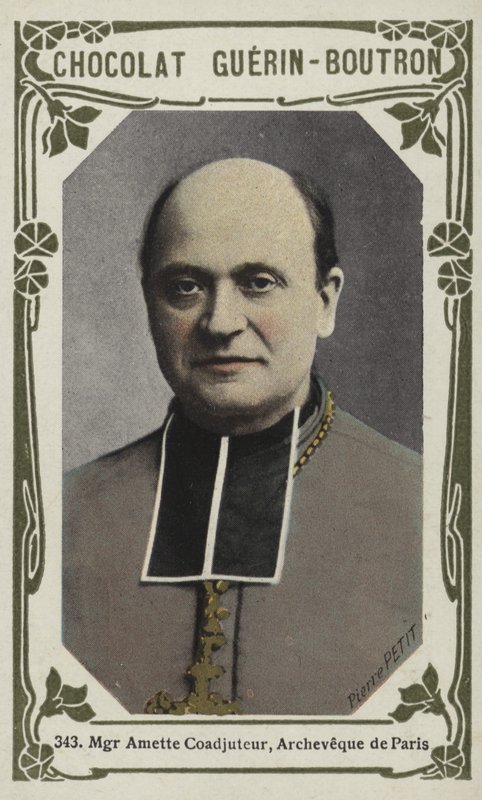 Monsignor Amette Coadjutor, erkebiskop av Paris (farget bilde) av French School
