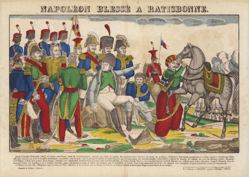 Napoleon Blessee A Ratisbonne av French School
