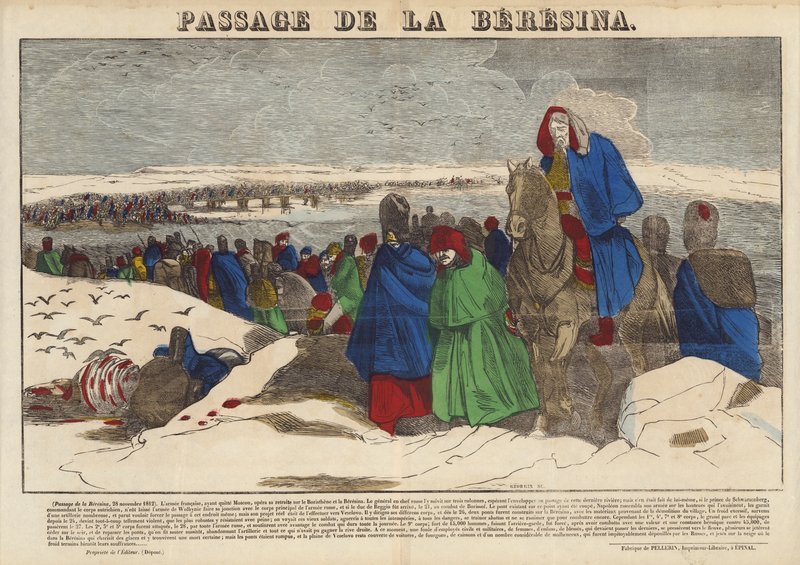 Passasje av Beresina av French School