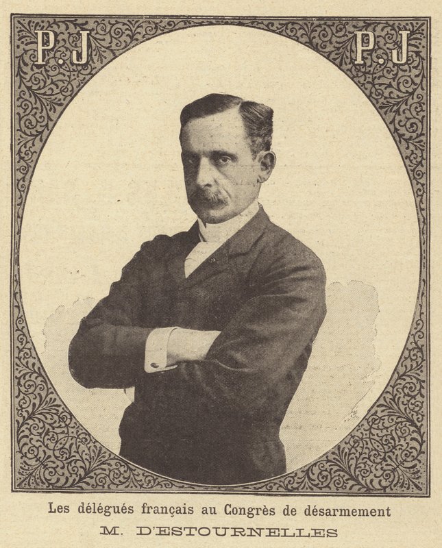 Paul dEstournelles de Constant, fransk delegat til Haag-fredskonferansen i 1899 av French School