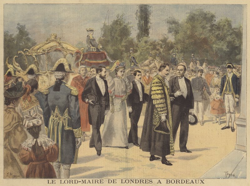 Lord Mayor of London besøker Bordeaux av French School