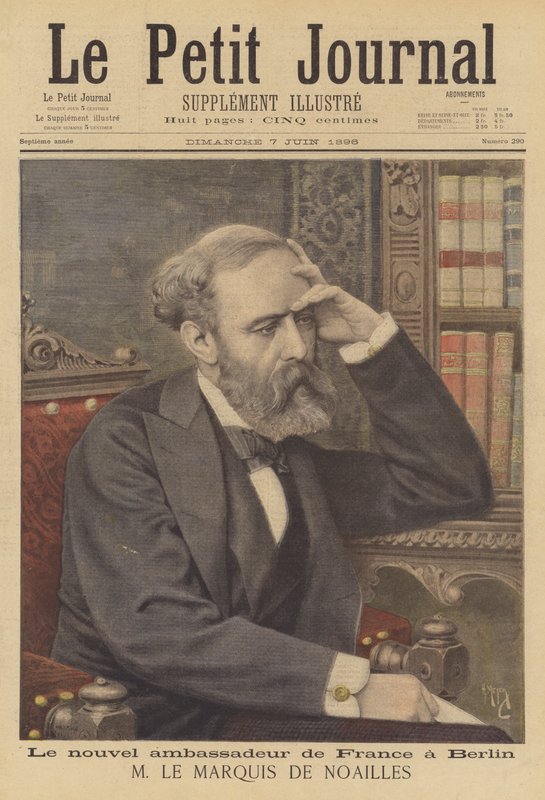 Marquis de Noailles, den nye franske ambassadøren i Berlin av French School