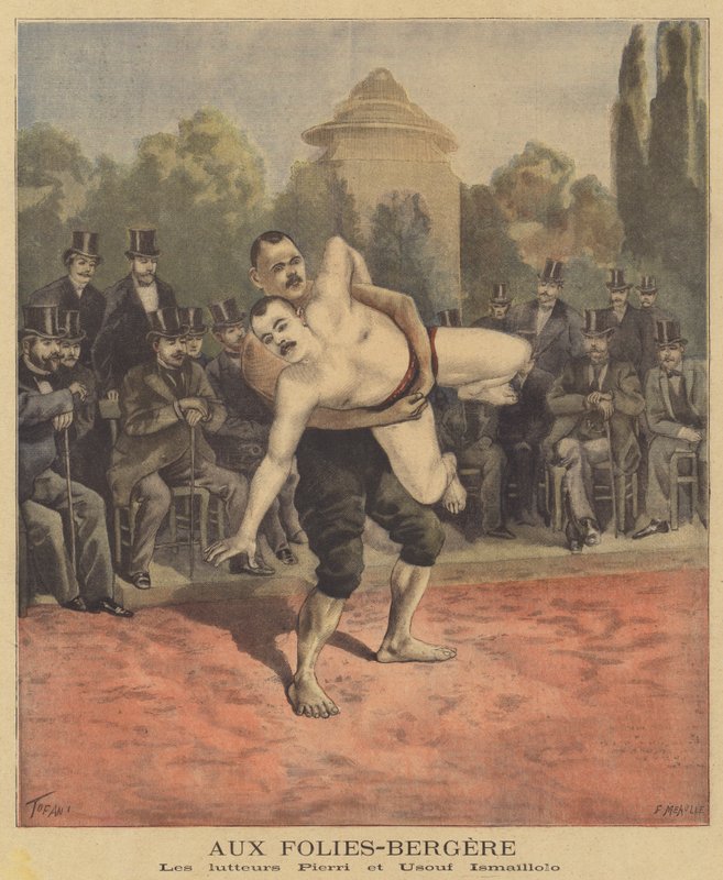 Bryterne Pierri og Usouf Ismaillolo ved Folies-Bergere av French School