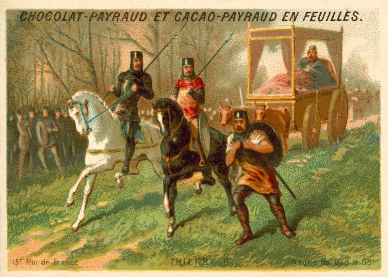 Theuderic III, kongen av frankerne av French School