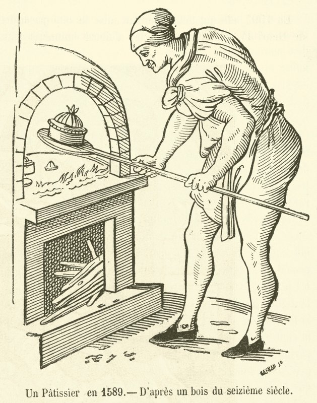 En Patissier i 1589 av French School