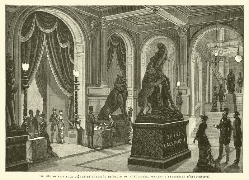 Vestibyle i første etasje i Palais De L