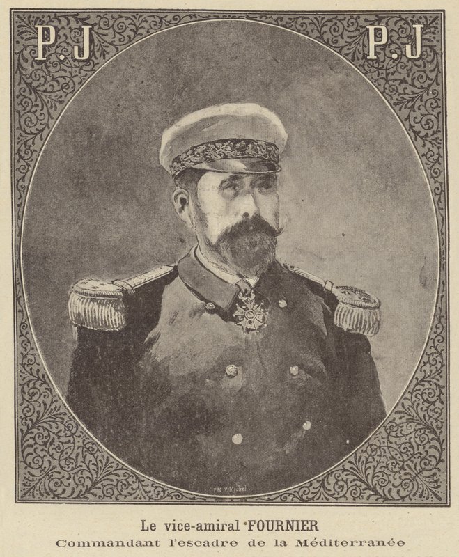 Viseadmiral Fournier, sjef for den franske marinens middelhavsskvadron av French School