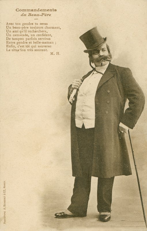 En stefars regler (s/hvitt-bilde) av French Photographer