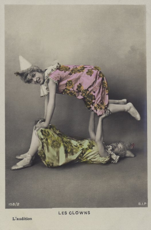 Et par klovner (fargebilde) av French Photographer