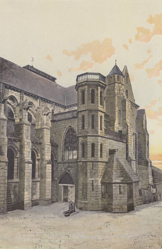 Aigueperse, Eglise, Fasade S av French Photographer