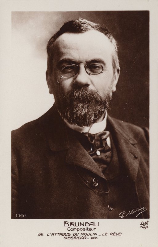 Alfred Bruneau , fransk komponist (1857-1934) av French Photographer