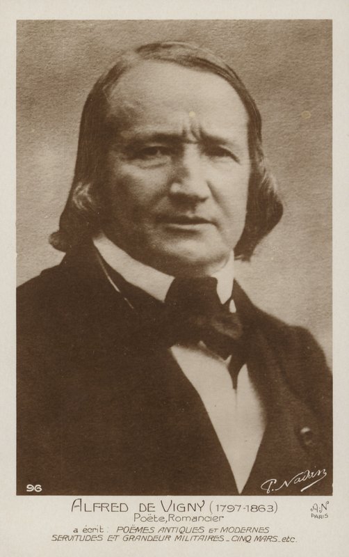 Alfred de Vigny (1797-1863), fransk poet og romanforfatter av French Photographer
