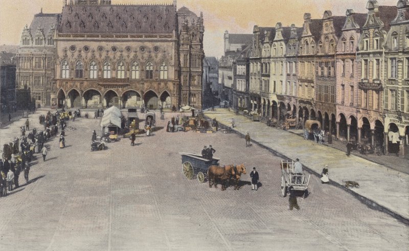 Arras, Det lille torget av French Photographer