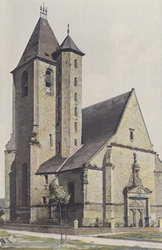 Assier, kirke, ensemble N O av French Photographer
