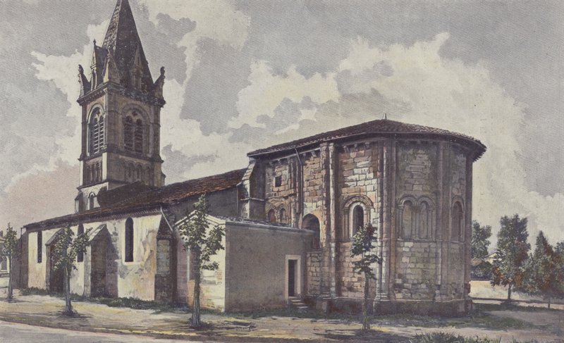 Avensan, kirke, Sammen S E av French Photographer
