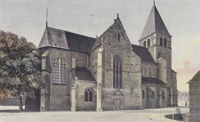 Bagneux-la-Fosse, kirke, Set N av French Photographer
