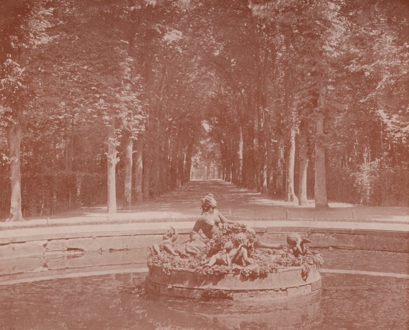 Basin of Flora, Versailles Park (s/hv-bilde) av French Photographer