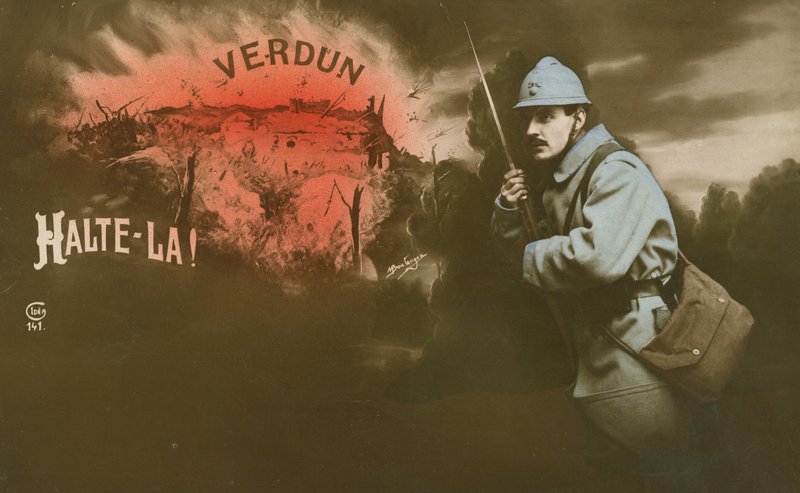 Slaget ved Verdun av French Photographer