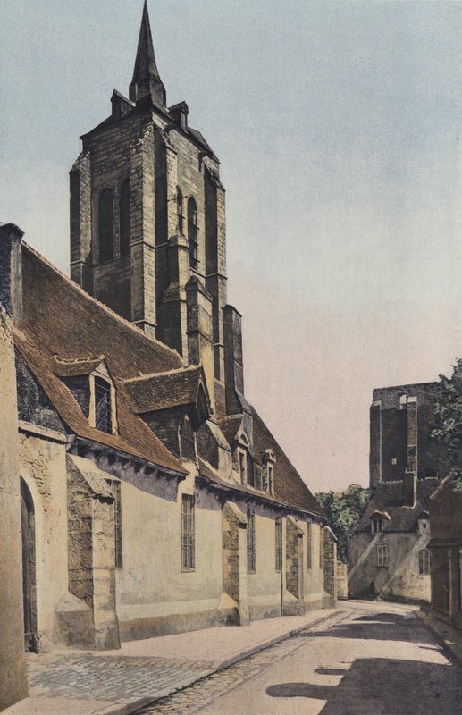 Beaugency, Saint-Firmin Hospital og Bell Tower av French Photographer