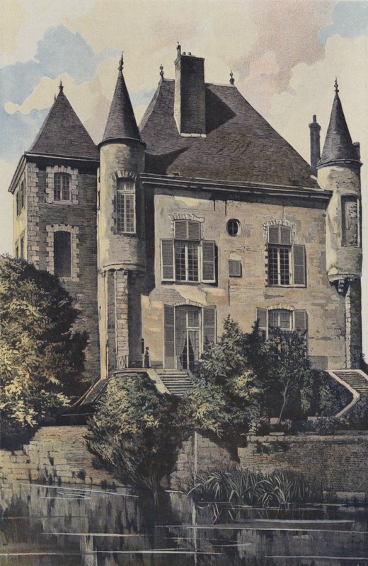 Bellegarde, Gamle slottet av French Photographer