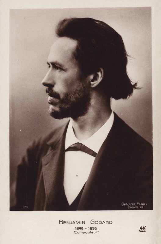 Benjamin Godard , fransk fiolinist og romantisk komponist (1849–1895) av French Photographer