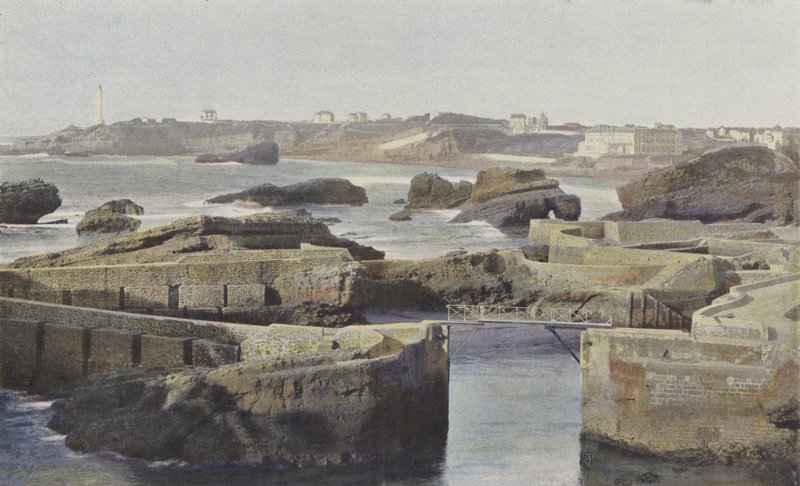Biarritz, Fishermen Port av French Photographer