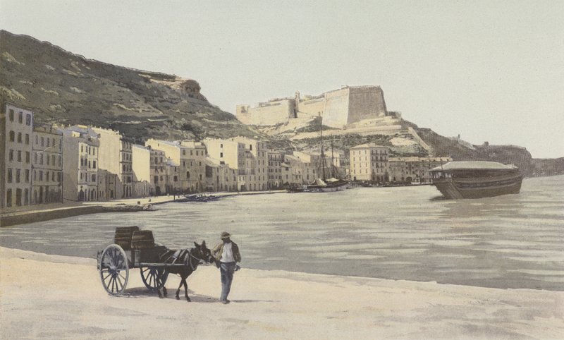 Bonifacio, havn av French Photographer